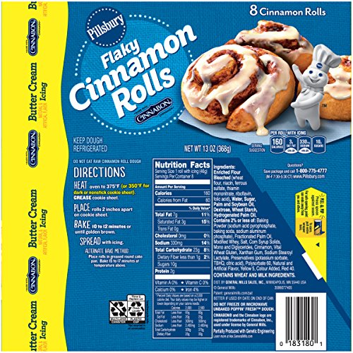 1 Pillsbury+Refrigerated+Cinnamon+Rolls+Butter