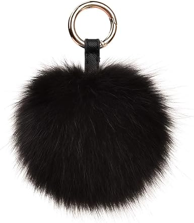 fur pom pom bag