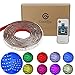 RF Wireless Remote Battery Powered LED Strip Light, GeeKeep Waterproof Flexible LED light Strip SMD 5050 LED Ribbon Light TV Backlight Background Bias Lighting Accent Light (2M/6.56ft)