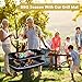iLOME BBQ Grill Mats - Set of 3 Non-stick Grill Mats Reusable Grilling Mats Dishwasher Safe Barbecue Utensil for Meat Biscuit Baking