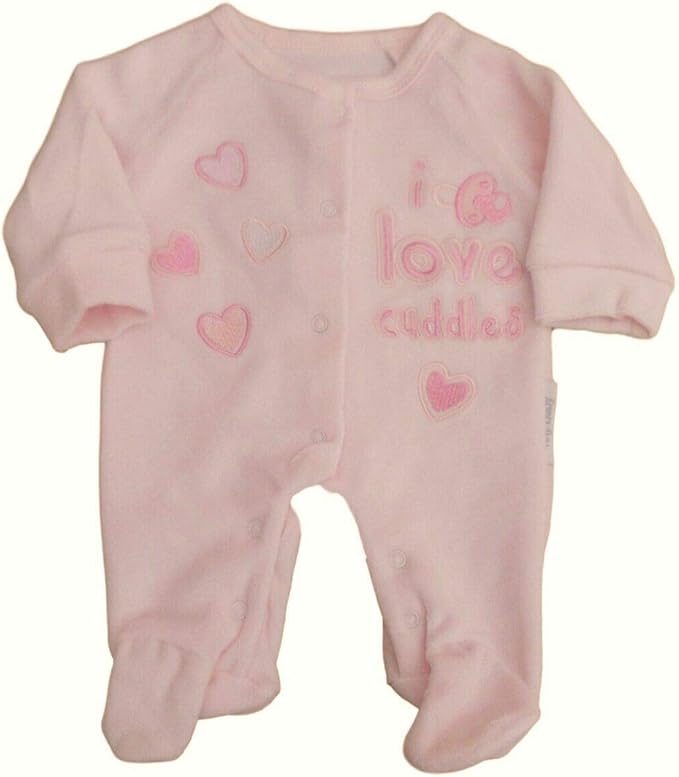 tiny baby girl sleepsuits