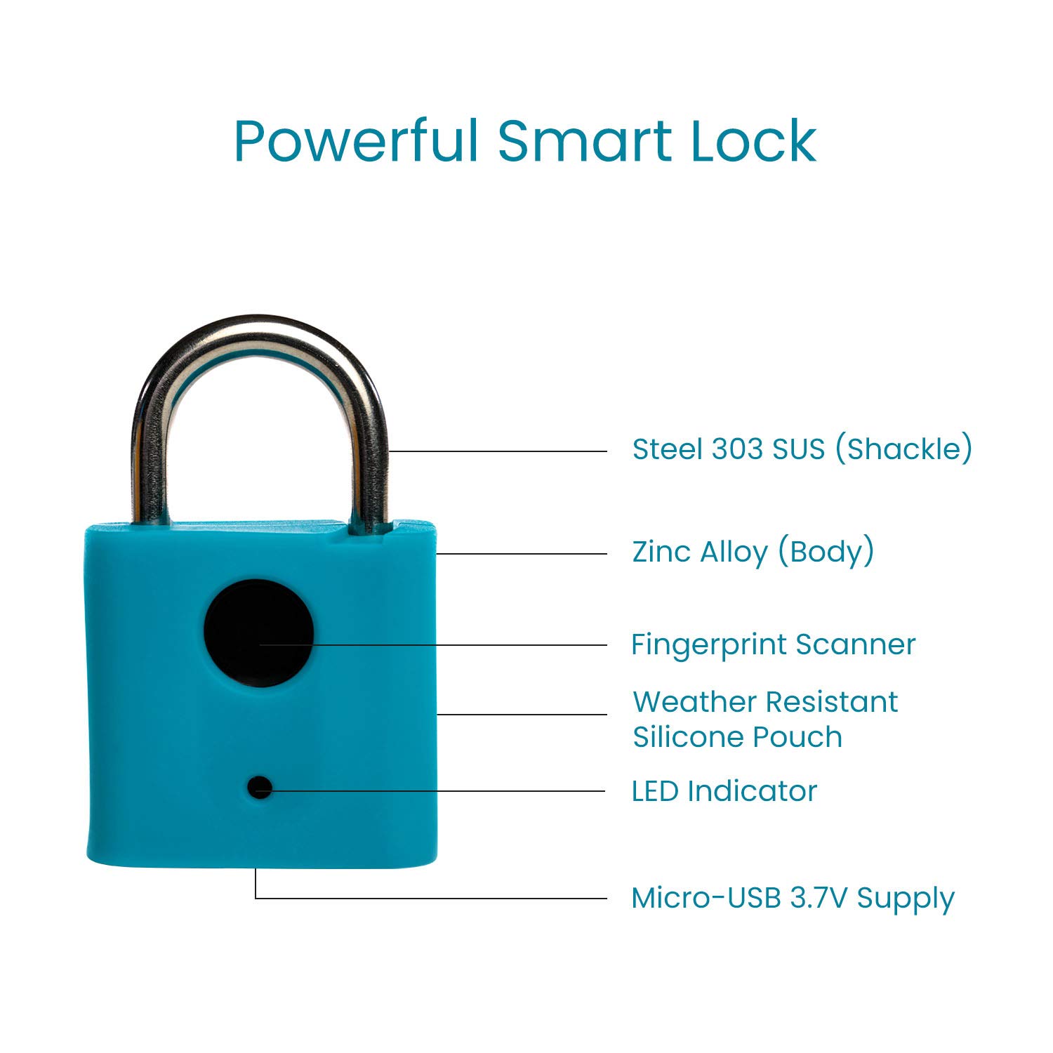 Smart Fingerprint Padlock