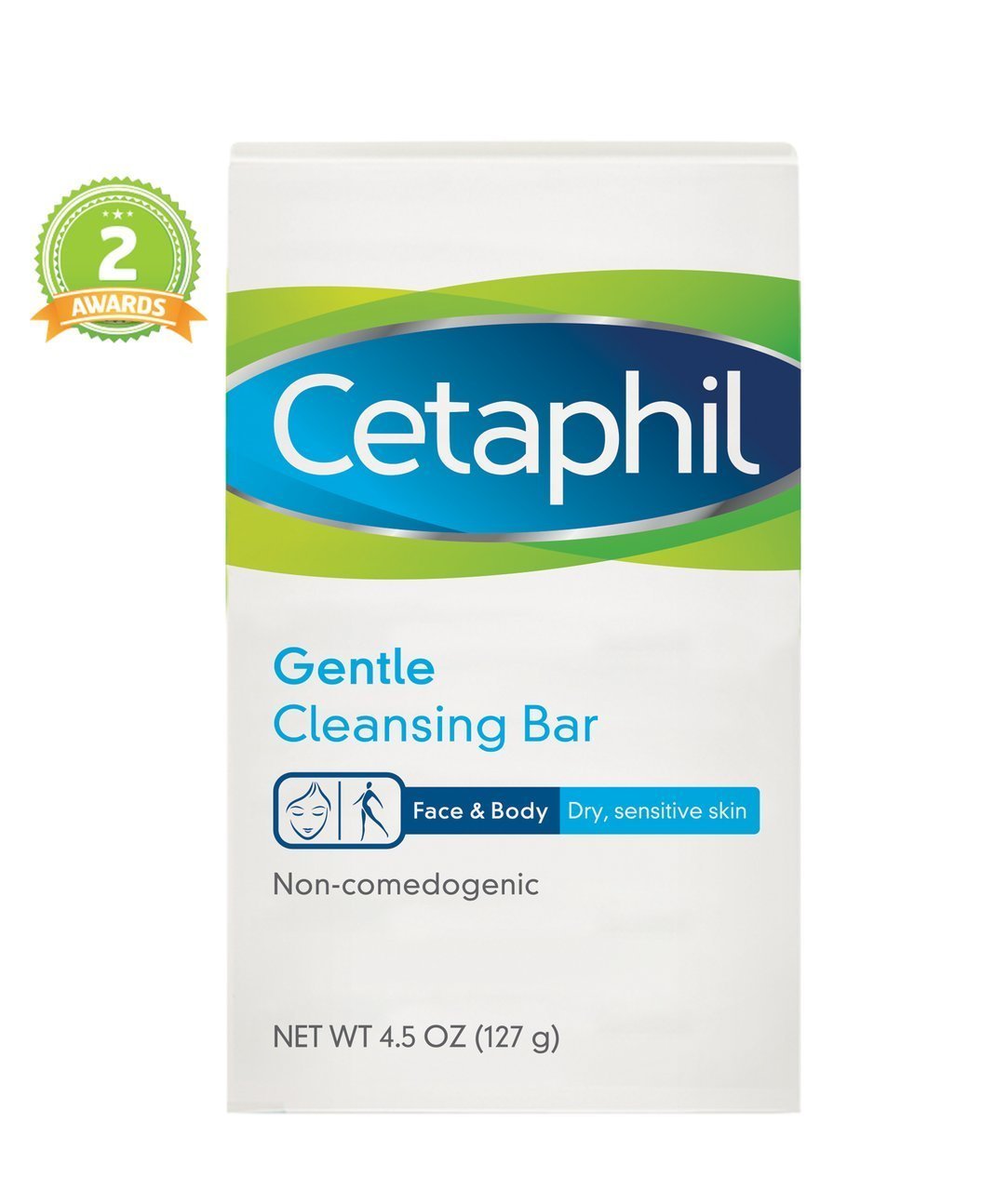 Cetaphil Gentle Cleansing Bar 4.5 (Pack of 2): Beauty