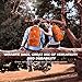 wirarpa Foldable Durable Travel Hiking Backpack 35L Ultra Lightweight Packable Carry On Daypack Unisex for Camping/Outdoor Sports Orange
