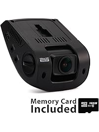 Rexing V1 3rd Generation 4K UHD WiFi Car Dash Cam 2.4" LCD 170&deg; Wide Angle Dashboard Camera Recorder with WiFi, 16GB Card, G-Sensor, WDR, Loop Recording