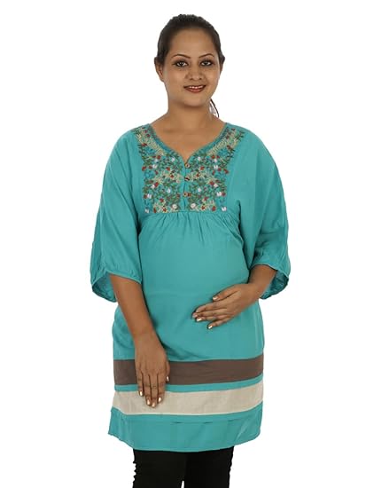 Embroidery Maternity Kurti