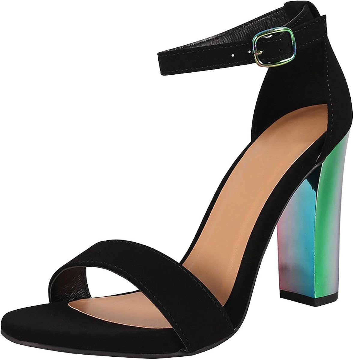 bamboo holographic sandals