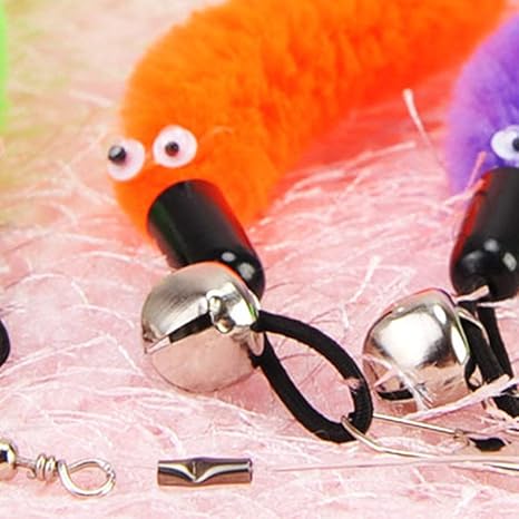 Amazon Co Jp Nancymissy 3セクションの引き込み式の猫の頭猫のおもちゃ手作りの鳥の羽鶏の羽釣りキャタピラー猫 ホーム キッチン