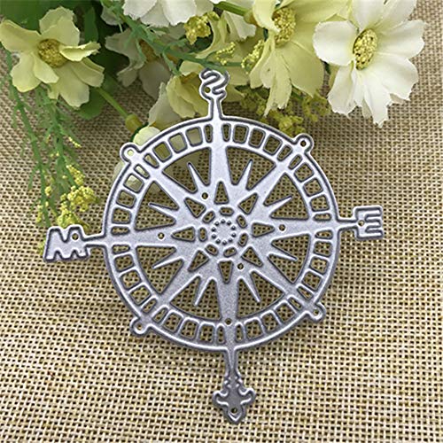 Compass Shapes Metal Cutting Dies Stencil Scrapbooking Photo Album Card Paper Embossing Craft DIY - Thumbnail 2