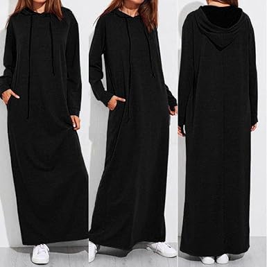 hoodie maxi dress plus size
