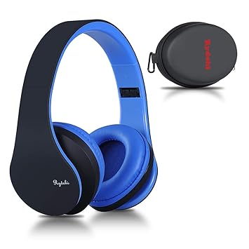 Bluetooth Over Ear Kopfhörer, Rydohi Wireless Stereo Headset Klappbares Kopfhörer mit Integriertem Mikrofon/FM Radio /MP3 Pla