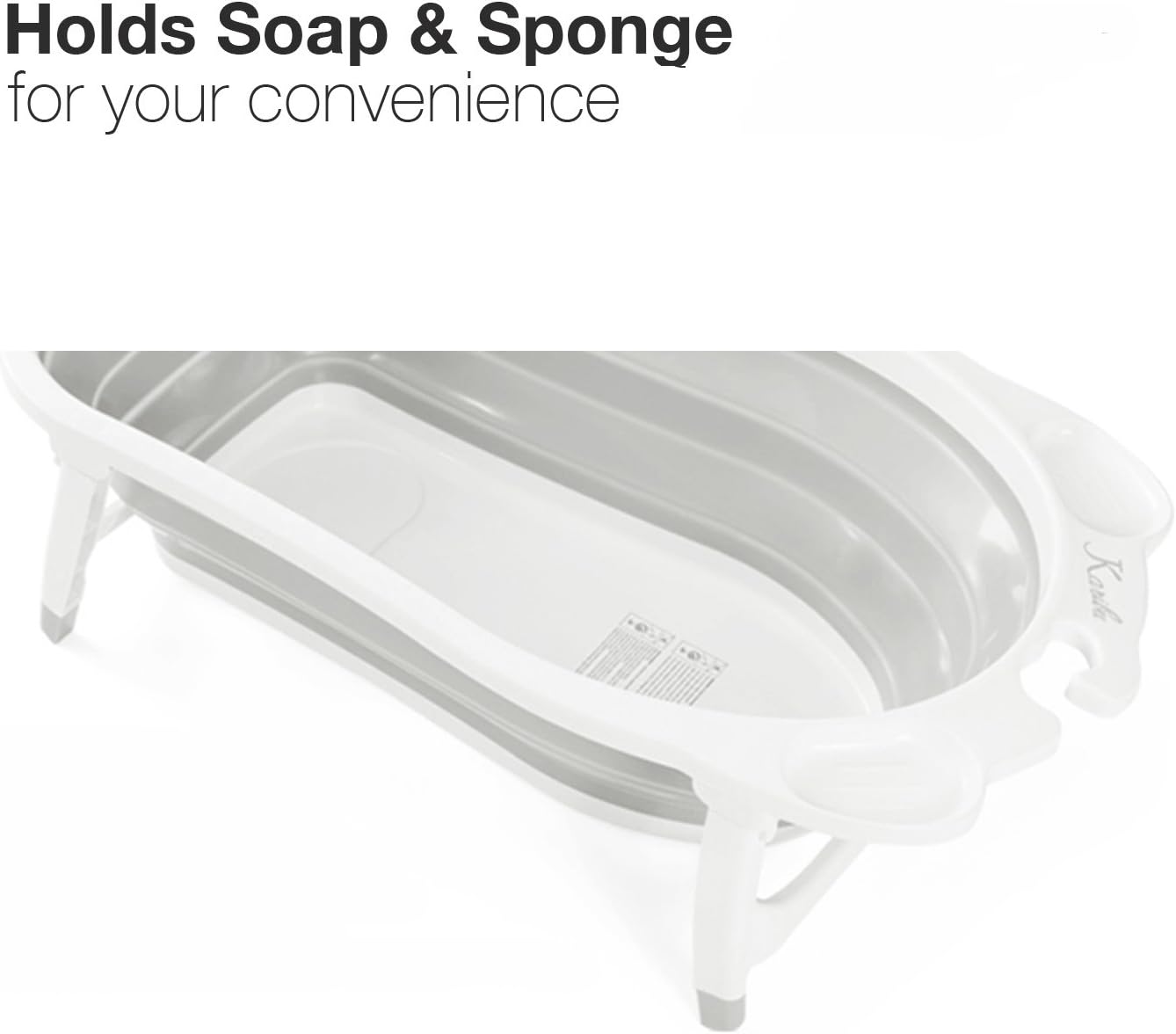 Karibu Baby Folding Bath (Grey) BigaMart