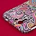 Asus PadFone X Case, MPERO SNAPZ Series Rubberized Case for Asus PadFone X - Black Paisley