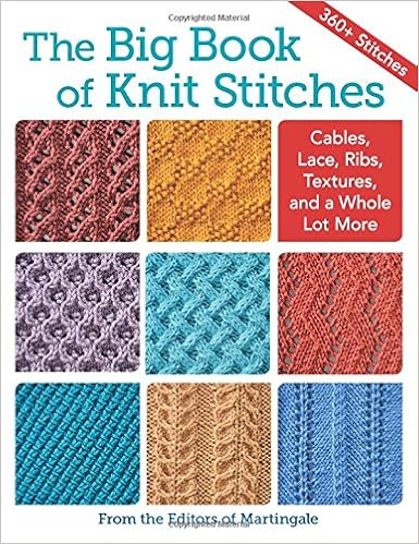 The Big Book Of Knit Stitches Cables Lace Ribs Textures The Big Book Of Knit Stitches Cables Lace Ribs Textures