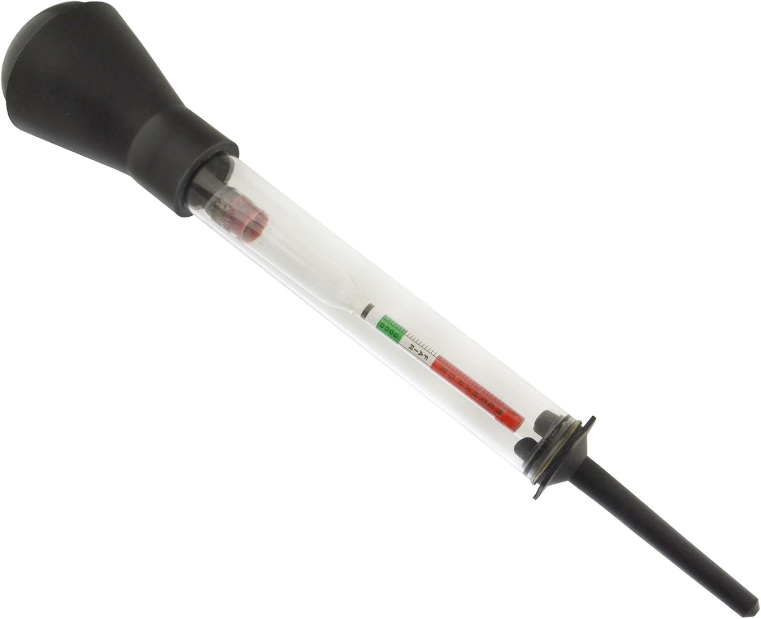 Battery Hydrometer Testing Electrolyte Level Density Lead Acid Specific Gravity, Black, Large - Image 4