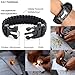 KaiLan Emergency Survival Gear Kit 12 in 1 ,Outdoor Survival Tool with Fire Starter Paracord Bracelet Whistle Survival Blanket Wire saw Compass Survival Knife Flashlight Tactical Pen etc