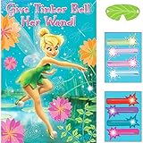 Disney Tinkerbell Fun Fairy Wand Birthday Party Game (4 Pack), Blue, 37 1/2