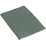 Rhino Stationery Exercise Book | A4 | 80 Page | 8mm Lined With Margin | Dark Green | Learning Resources | School Books | Pack of 1