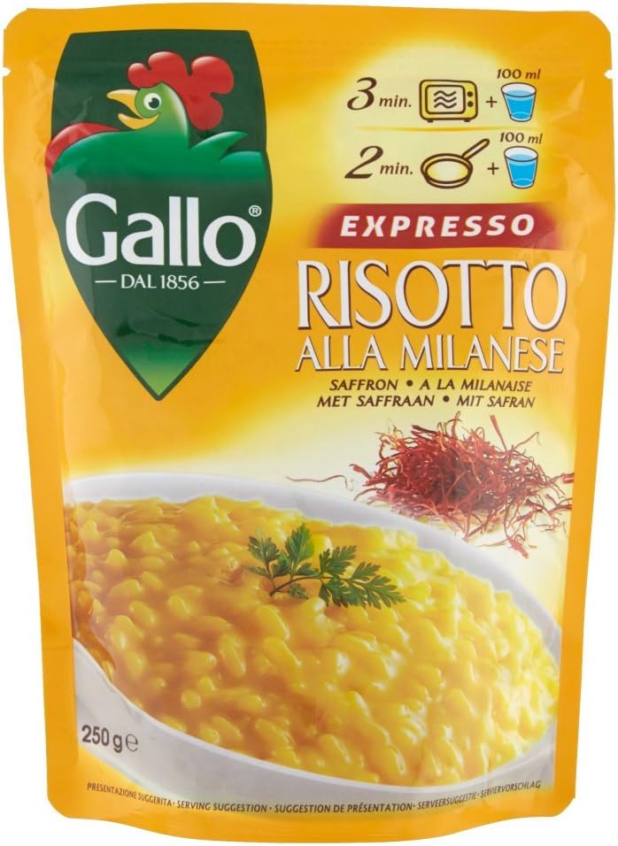 Riso Gallo Expresso Risotto Saffron, 250 g
