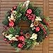 The Wreath Depot Queensbury Decorated Christmas Wreath 24 Inch, Beautiful White Gift Box