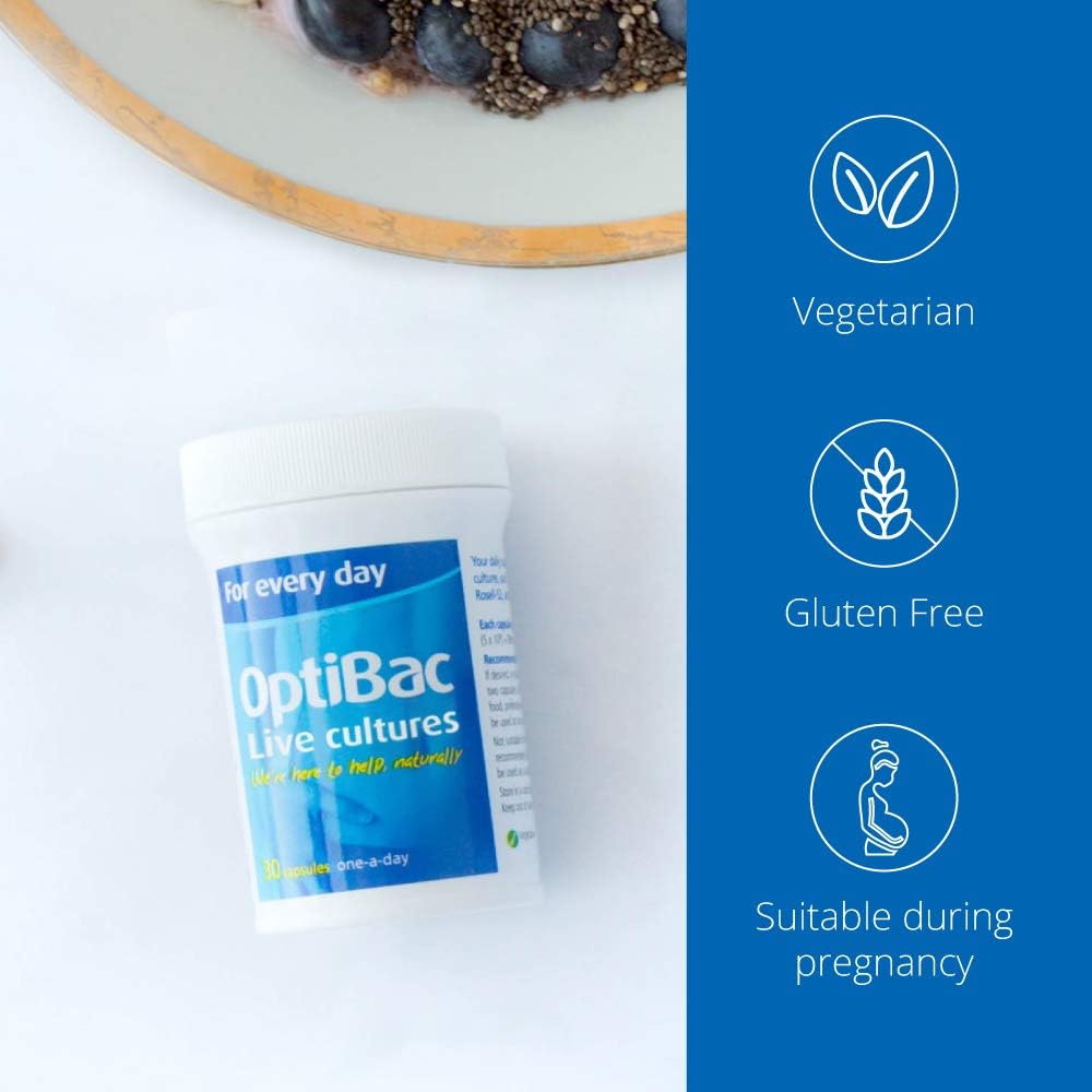 Optibac Probiotics Every Day, Vegan Digestive Probiotic Supplement, Most Trusted & Recommended Brand - Image 4