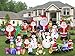 SEASONBLOW 4 Foot Inflatables Christmas Snowman with Hat, Hold Candy Stick Decorations Indoor Outdoor for Party Home Yard Lawn