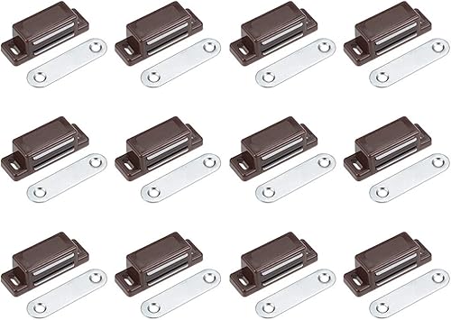 Uxcell Cabinet Door Catch Heavy Duty Magnetic Magnet Latch Cabinet Catches For Kitchen Bathroom Cupboard Wardrobe Closet Closures Cabinet Door Drawer 12pcs Amazon Com