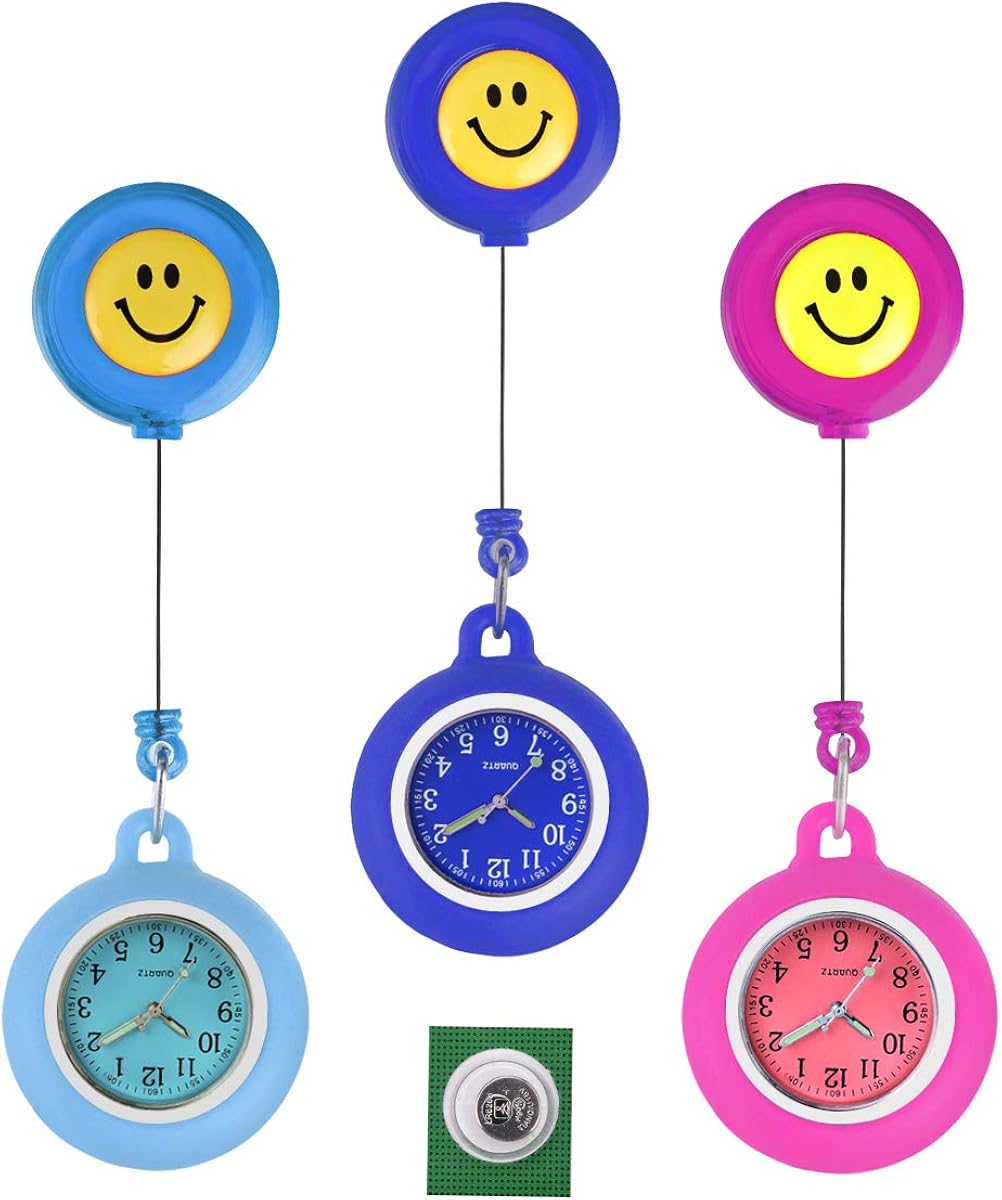 nurses fob watch with backlight