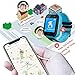 Kids Smart Watch Phone - GPS Tracker for Kids Boys Girls Smartwatch with Cellphone SOS Anti-lost Camera Game Smart Watch Digital Wrist Watch Bracelet for Sport Learning Toys Birthday Holiday Gifts