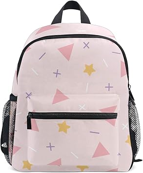 pink yellow backpack