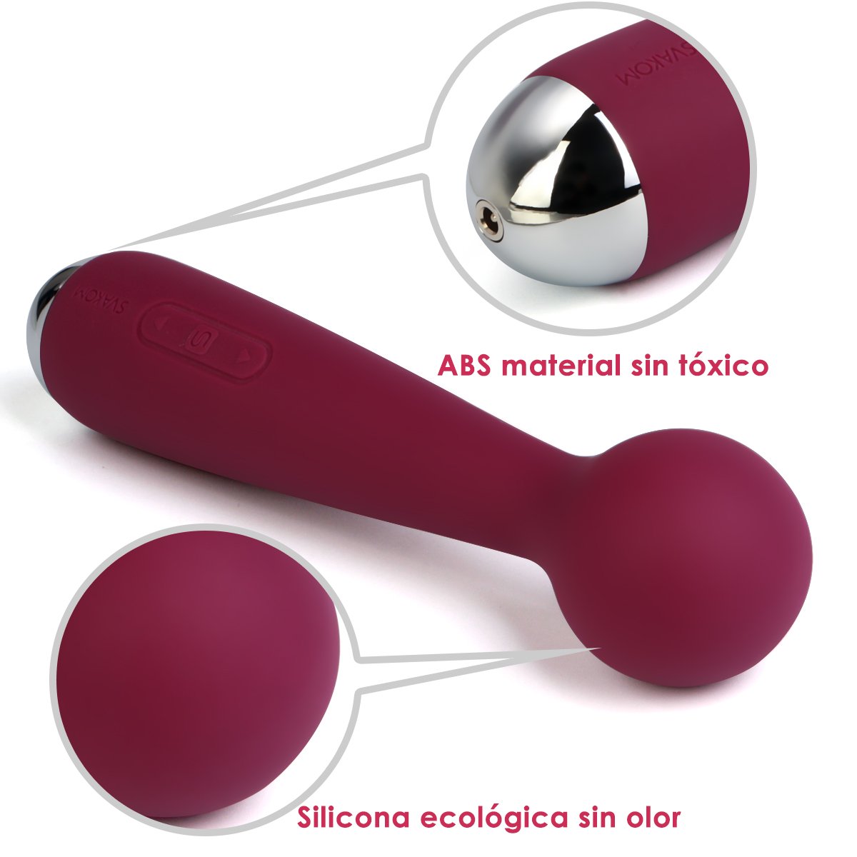 SVAKOM Vibrateur stimulateur de point G , masseur , sextoy , vibromasseurs pour femme Vibreur (Mini Emma-Violet)