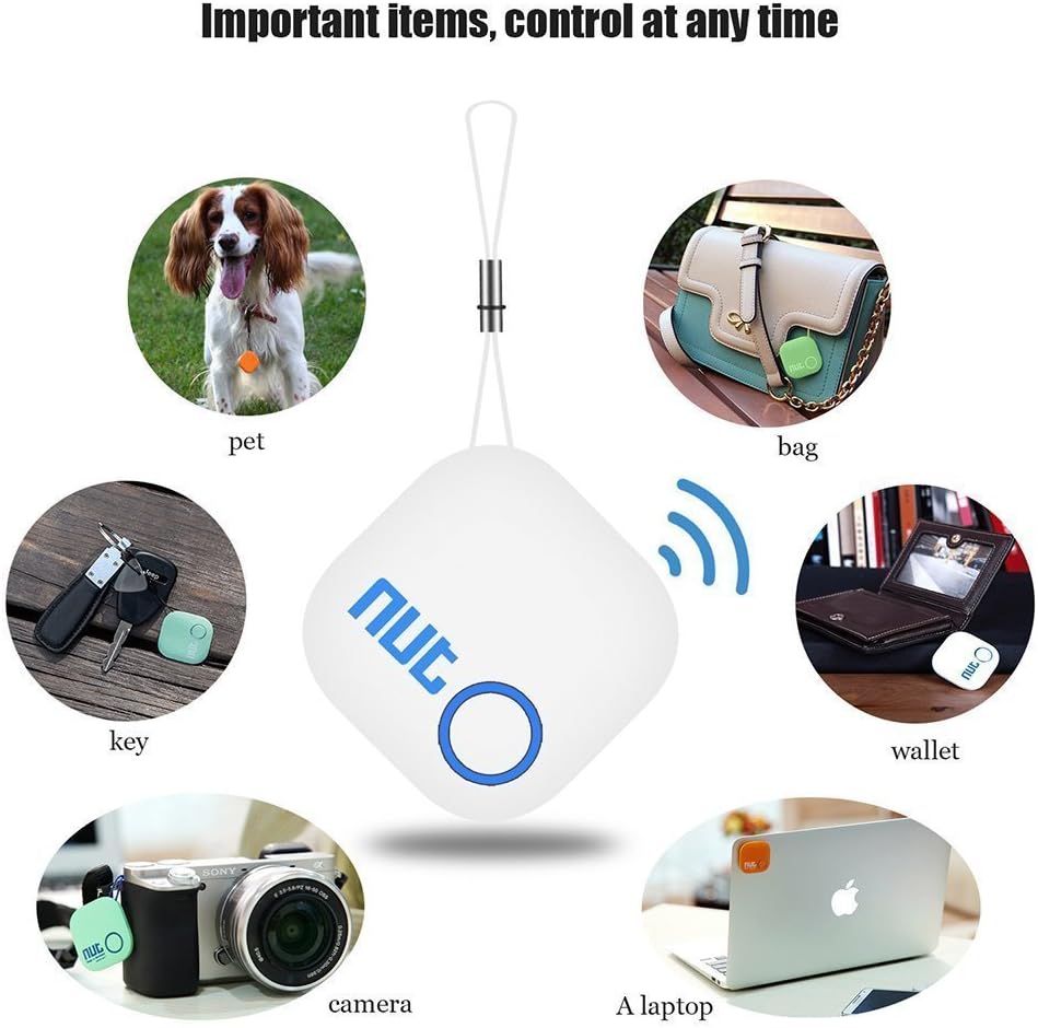Anki HappiGo Smart Tag Bluetooth Anti-lost Tracker Key Finder Pet Wallet GPS Tracker Locator Alarm Patch GPS Tracker Locator for iOS/iPhone/iPod/iPad/Android (White) - Image 4