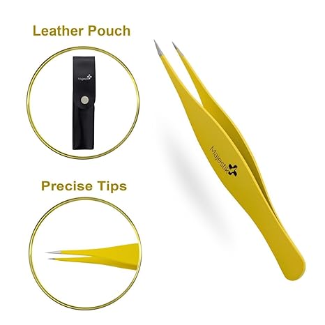 Amazon Com Majestik Precision Tweezers For Ingrown Hair
