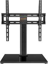 Perlegear Universal Swivel TV Stand 26-60 inch, Height Adjustable, 400x400 VESA view 9