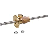 Wheel Marking Gauge Kit with 2 Extra Cutter Wheels, Anti Roll Brass Head with Hornbeam Wood Holder, Metric and Imperial Micro Adjuster Ruler, Woodworking Tools Scriber for Woodwork