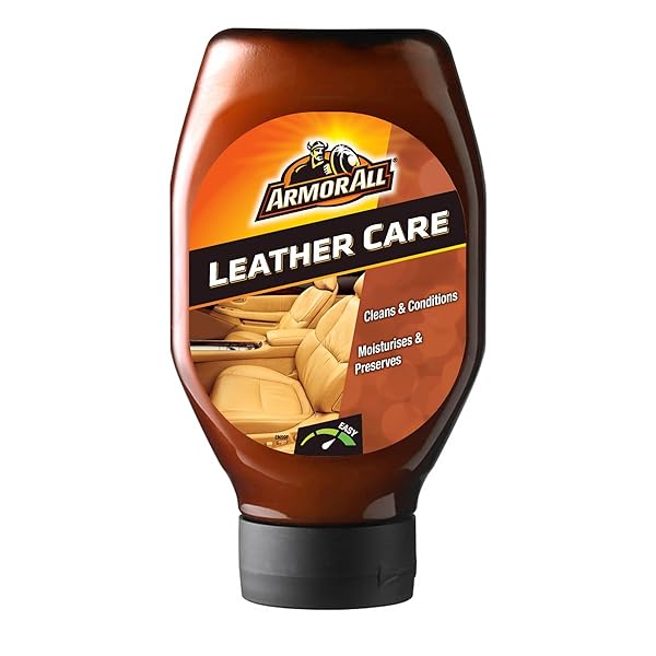 ARMOR ALL CAR LEATHER CONDITIONER GEL, INTERIOR CLEANER FOR CARS, TRUCKS AND MOTORCYCLES, 18 FL OZ