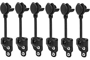 IVYSUN Shade Replacement Parts with New End Cap Used for Coolaroo Outdoor Blind,Tie Down Kit for Coolaroo Exterior Roller Shade(Black,3 Set)