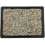 Drip and Humidity Tray with Washed River Rocks in Black - Helps Protect Furniture + Planting Trays Provides Moisture When Water Evaporates - Great for Cactus, Succulents, Bonsai & House Plants