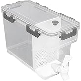 Plastic Drink Dispenser With Spigots, Drink Dispenser For Fridge, Beverage Dispenser With Spigot, 3.5L Iced Lemonade Container For Famaily Party Daily Use (Gray)