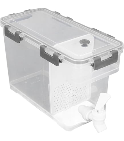 Distributeur De Boissons Katutude 3,5 L Avec Robinet - Sans BPA, Parfait Pour Limonade, Eau Glacée, Thé De Fruits - Pour Fêtes, Pique-niques, 31x14x17,5 Cm