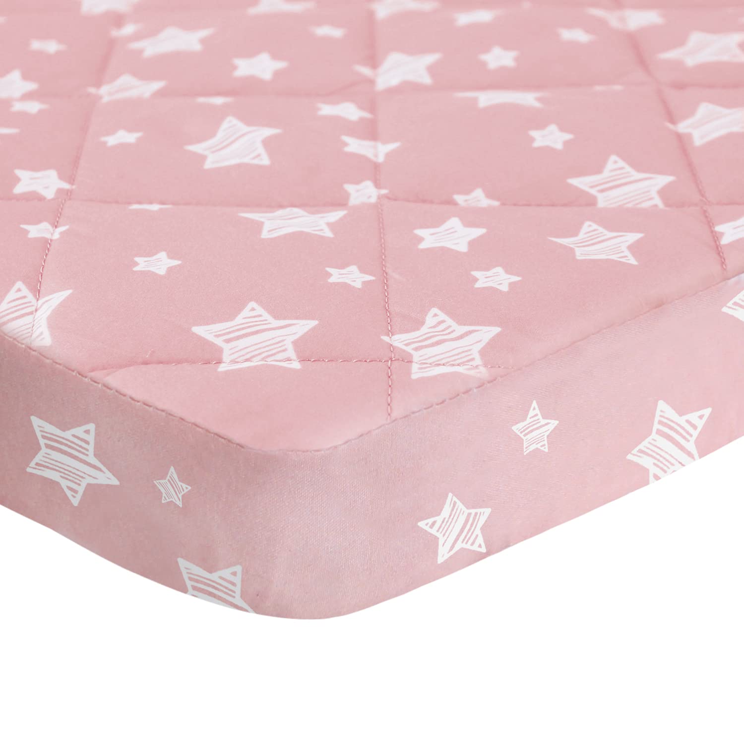 Pack and Play Sheets Fitted, Breathable Thick Playard Lovely Print Cover 39