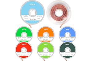DKARDU Desoldering Solder Wick Braid Wire Electrical Braided Desoldering Wicks Soldering Tin Remover Wire Solder Remover Tool