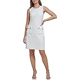 Tommy Hilfiger Women's Mini Jacquard Pocket Knit Dress