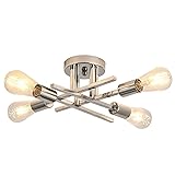 ZGLAOJT4-Lights Ceiling Light Fixture，Chrome
