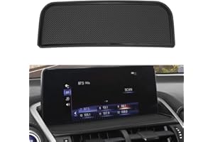INTGET Dash Dashboard Mat for Lexus NX300 NX300h NX200 Accessories 2018 2019 2020 2021 Premium Custom Interior Non-Slip Anti Dust Dashboard Insert Liner Pad Rubber Mat (Black)