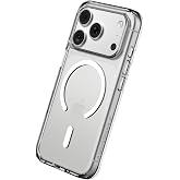 RhinoShield Clear MagSafe Compatible Case for iPhone 18 Pro / 17 Pro | Strong Magnetic, Anti-Yellowing, Transparent, High Clarity, Shockproof, Military Grade Drop Protection