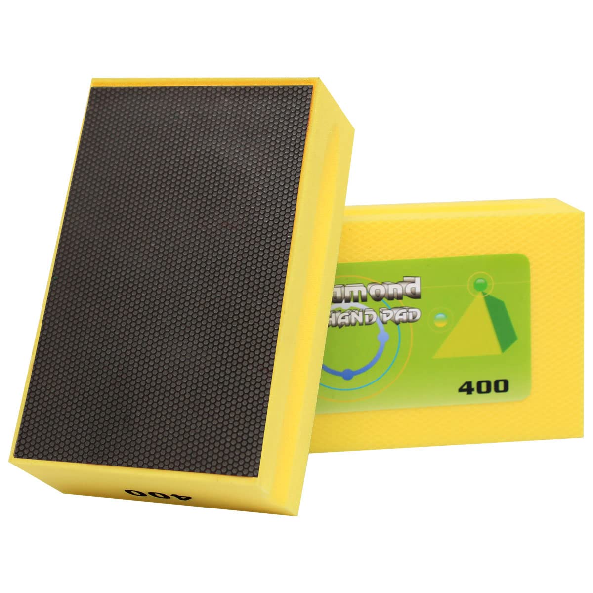 Electroplated Diamond Hand Polishing Pads 60-400 Grit Sanding Tile Stone Marble Concrete Wet Dry¡­ (Grit-400#)