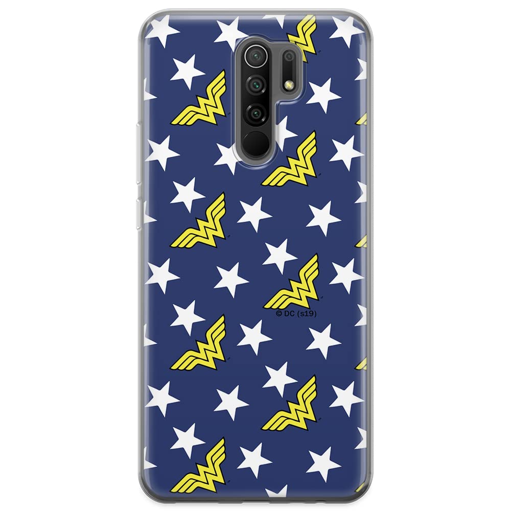 ERT GROUP mobile phone case for Xiaomi REDMI 9 original and officially Licensed DC pattern Wonder Woman 007 optimally adapted to the shape of the mobile phone, case made of TPU