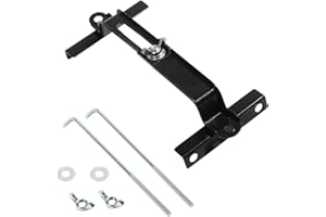 Ongfuwu Adjustable Battery Hold Down, Premium Stainless Steel Battery Crossbar with 11 inches/ 27 cm J Bolts, Universal Rust-Resistant Battery Tie Down Holder Kit for Cars SUVs