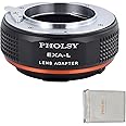 PHOLSY Lens Mount Adapter Exakta to L Compatible with Exakta (Not compatible with Topcon) Lens to Leica L Mount Camera Compatible with Leica SL2, SL2-S, CL, TL2, Lumix S5, S1, BS1H, SIGMA fp, fp L